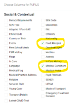 Pupil Asset How to Create a List of Pupils with Medical Conditions ...