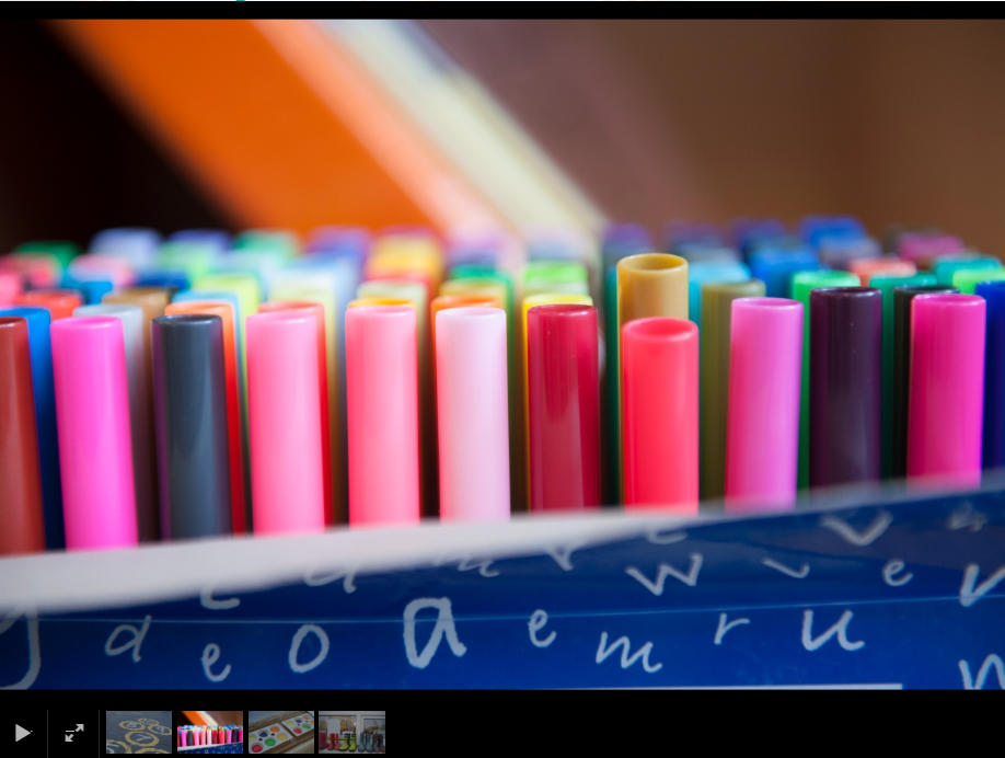 example of slideshow view