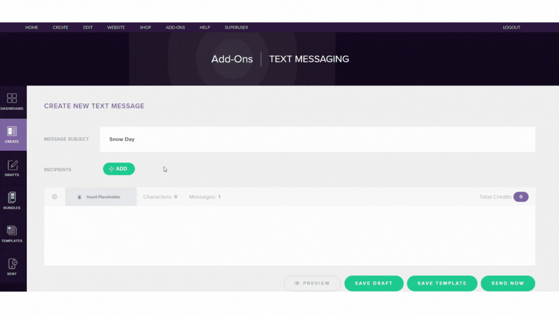 Text - selecting recipients.gif